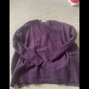 Aritzia babaton purple sweater size S/M